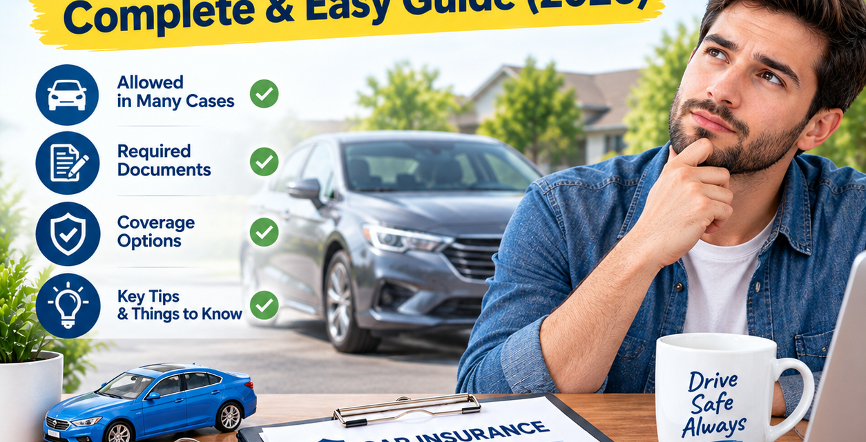 Can I Insure a Car Not in My Name